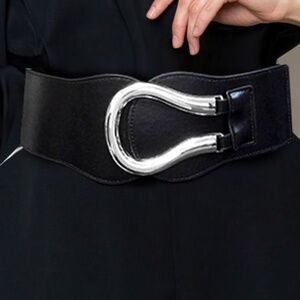 Silver and Black - 36" Bling Belt new